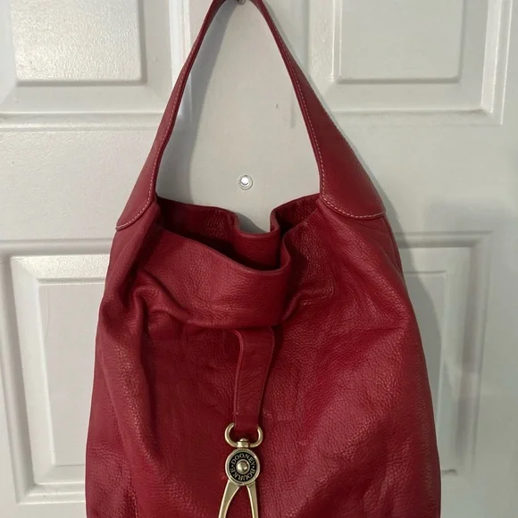 Red Leather Women's Bag - Picture 1 of 15